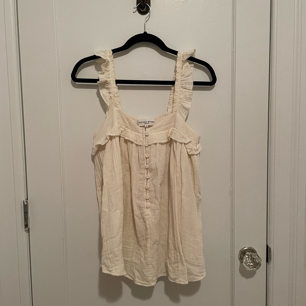 Apiece Apart Ruffled Top